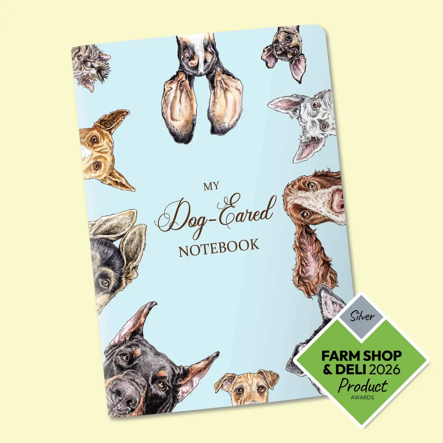 Dog Eared A5 Notebook