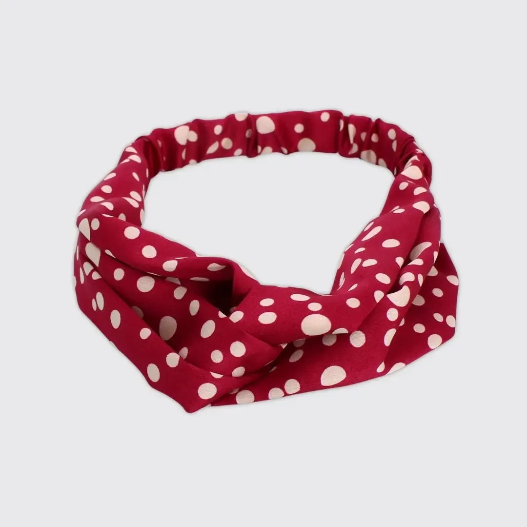 Spotty Red Headband