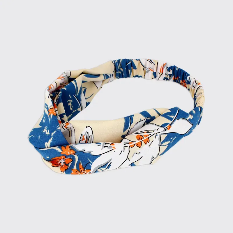 Sally Soft Headband Blue