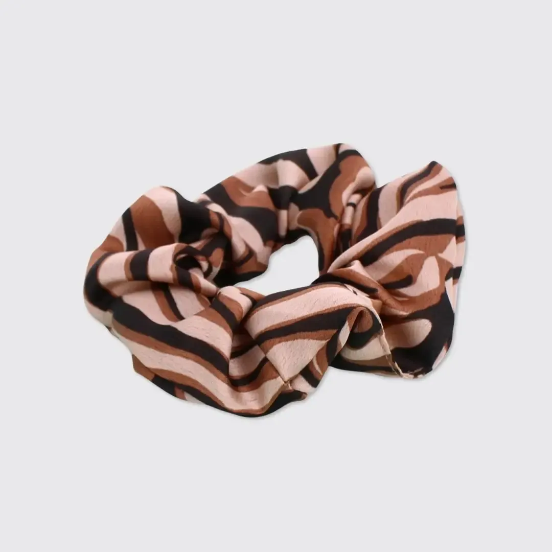 Retro Scrunchie Beige