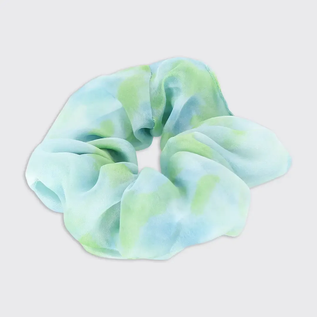 Marcie Scrunchie Green/Blue