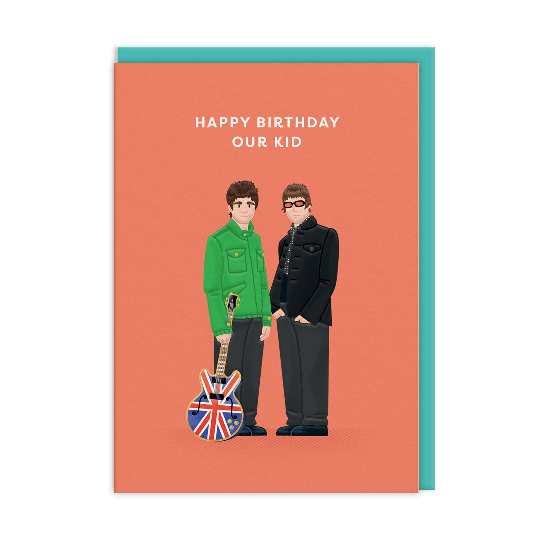 Icons Liam &amp; Noel Birthday Card