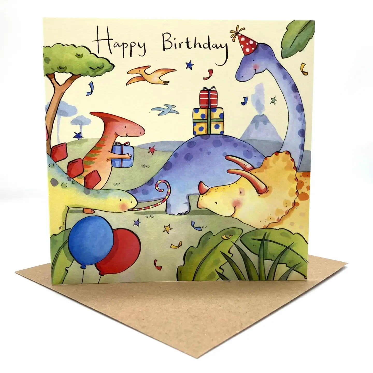 Dinosaurs Birthday Card