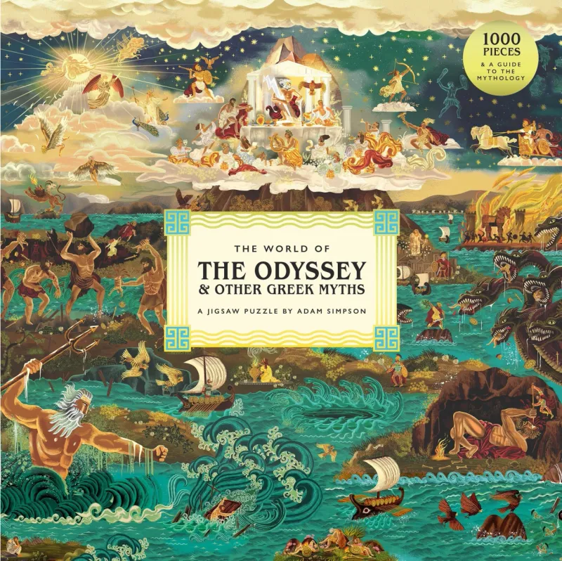 The World Of The Odyssey &amp; Other Greek Myths 1000 Piece Jigsaw Puzzle