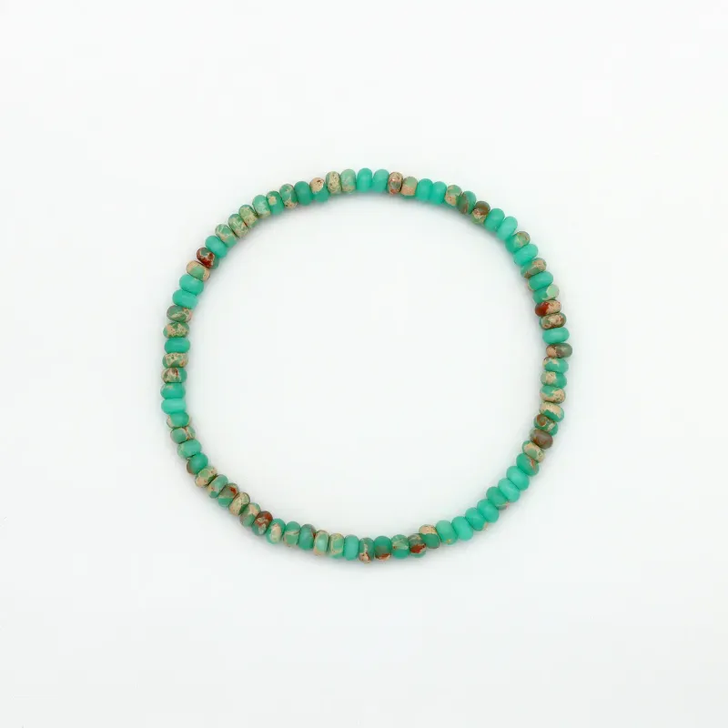Pokahu Gemstone Elasticated Bracelet - Amazonite
