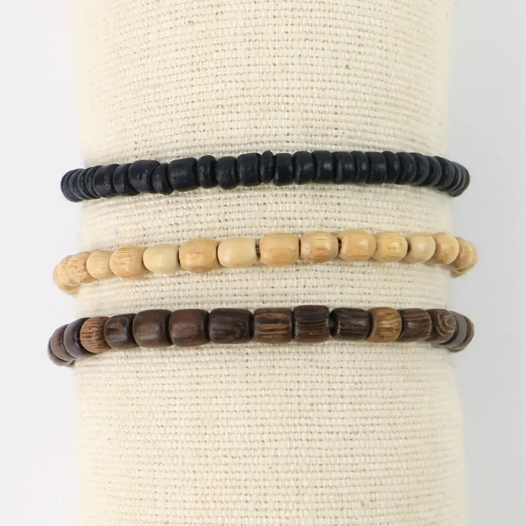 Wooden Beach Bracelet Set