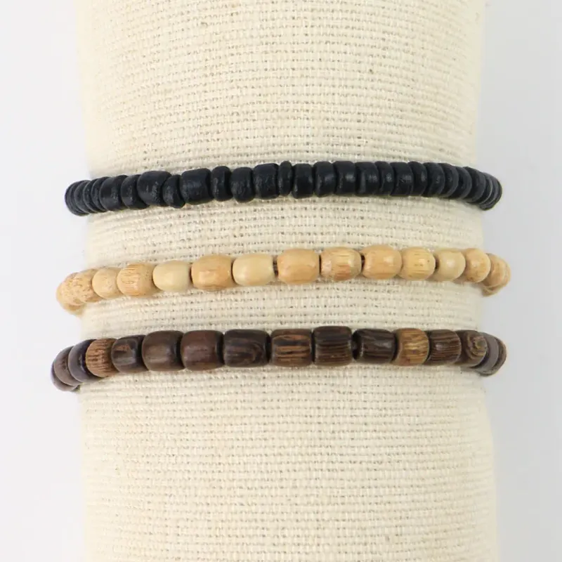 Wooden Beach Bracelet Set