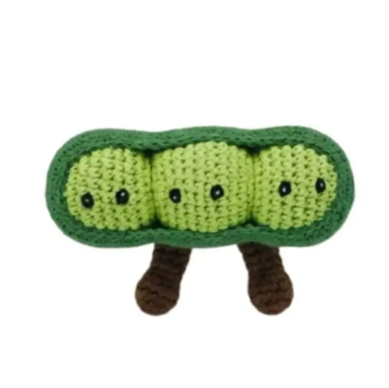 Crochet Pea Pod Baby Rattle
