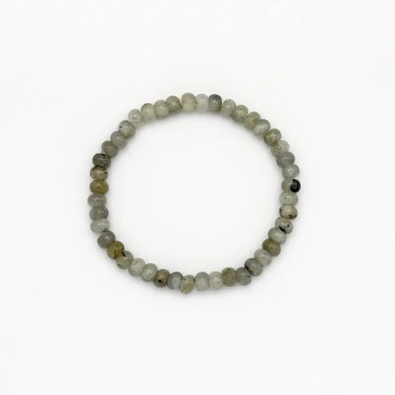 Alami Gemstone Elasticated Bracelet - Labradorite