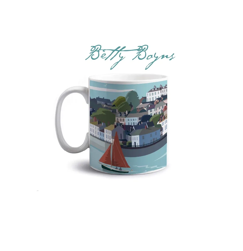 Betty Boyns Appledore Picture Mug
