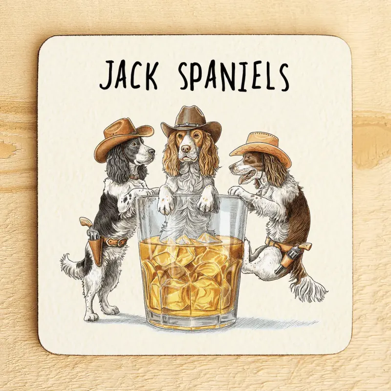 Jack Spaniels Coaster
