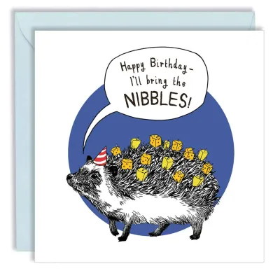 Jimbob Art Birthday Nibbles Card