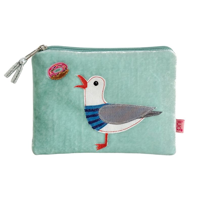 Lua Seagull &amp; Doughnut Purse - Mint