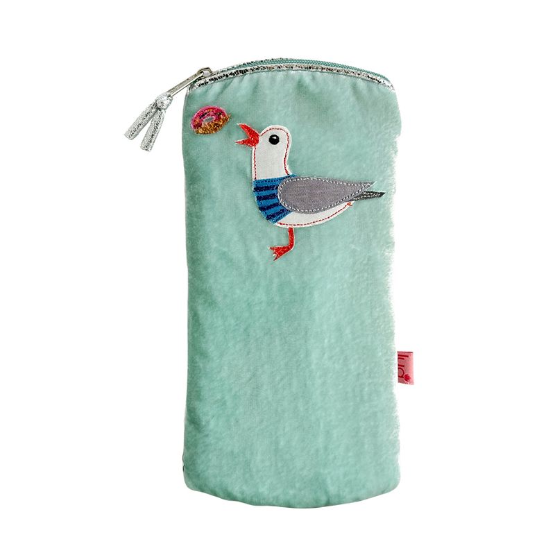 Lua Seagull &amp; Doughnut Glasses Case - Mint