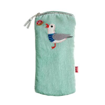 Lua Seagull &amp; Doughnut Glasses Case - Mint