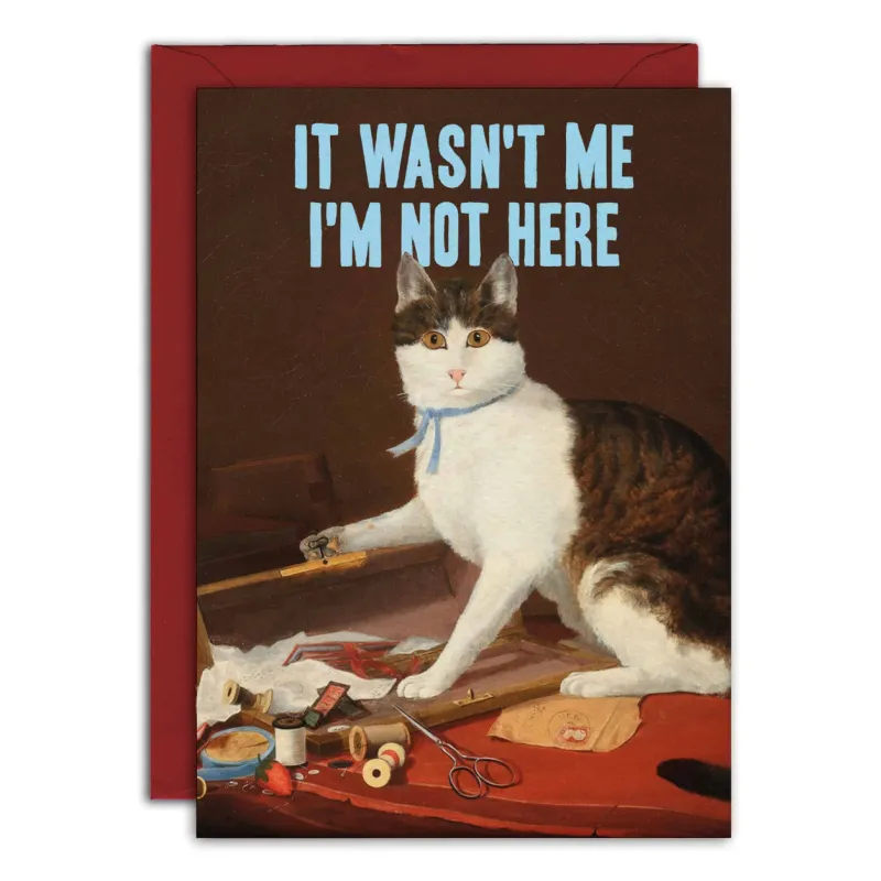 Feline Mischief Card