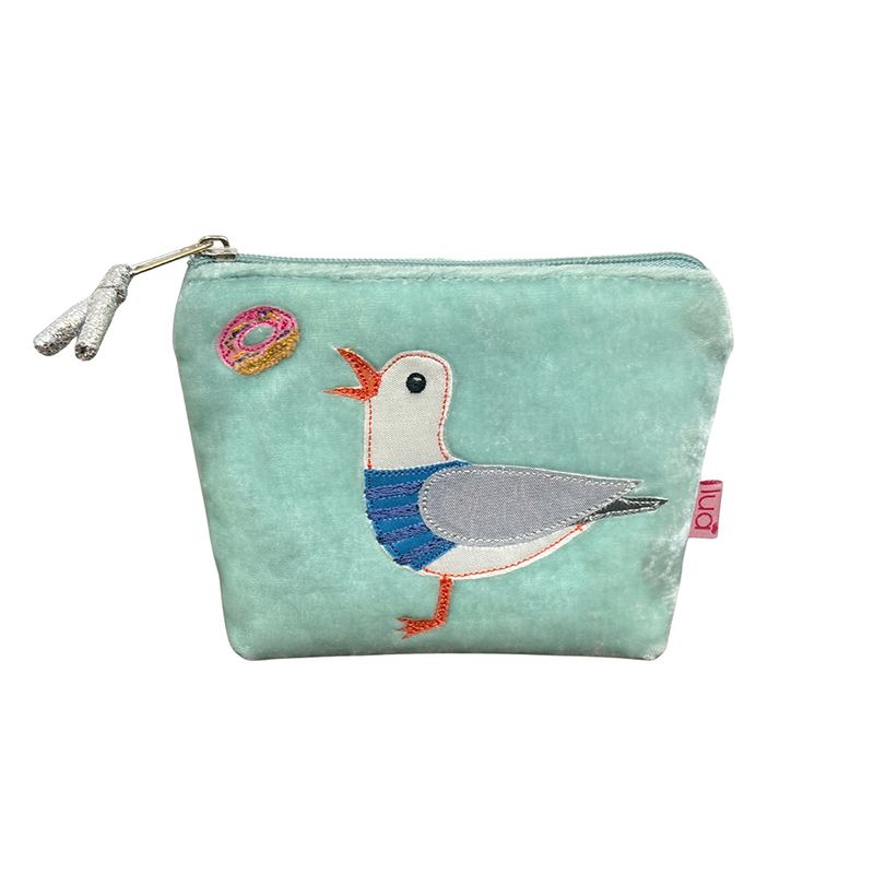 Lua Seagull &amp; Doughnut Mini Purse - Mint