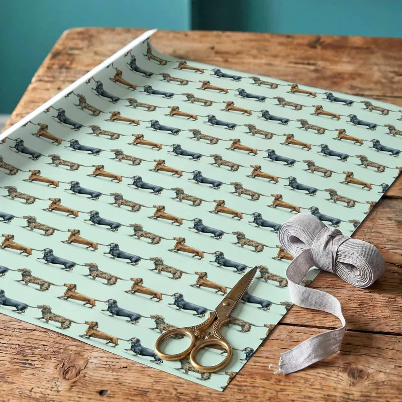 Single Sheet Wrap - A String Of Sausage Dogs