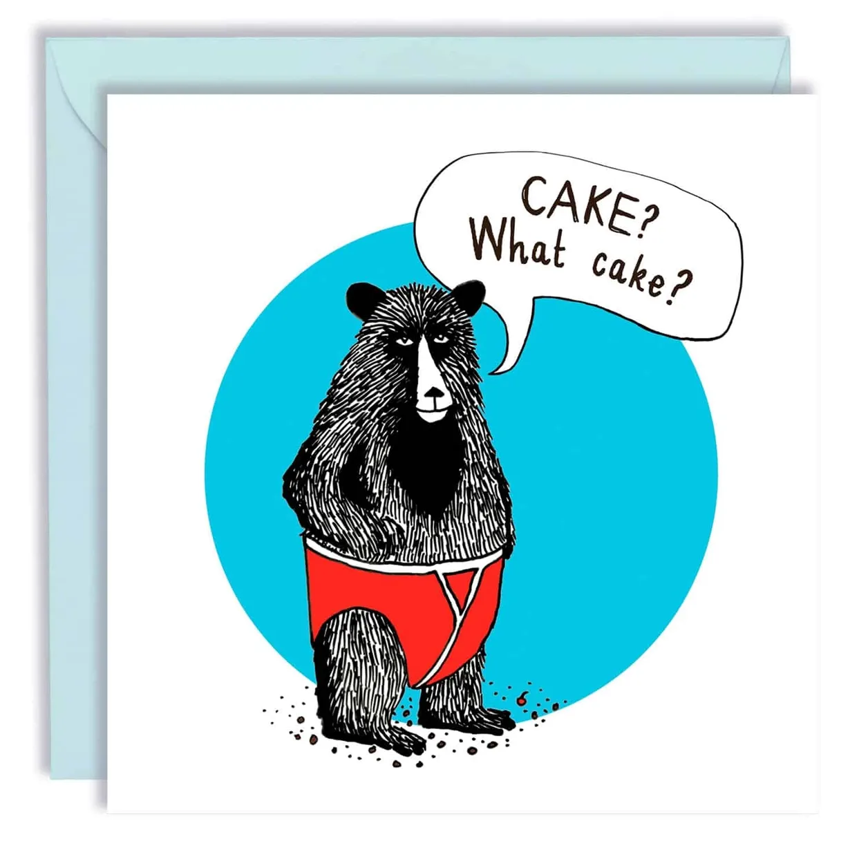 Jimbob Art What Cake Card