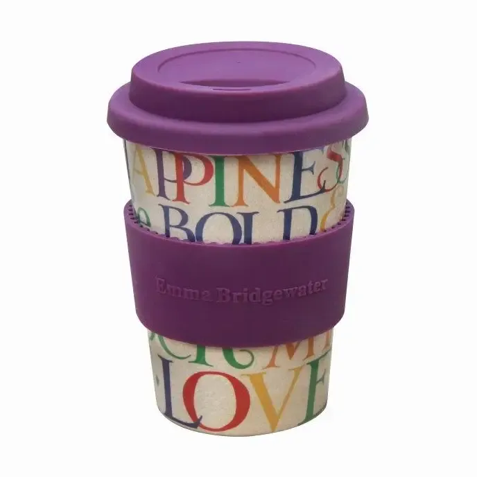 Emma Bridgewater Rainbow Toast Rice Husk Travel Cup