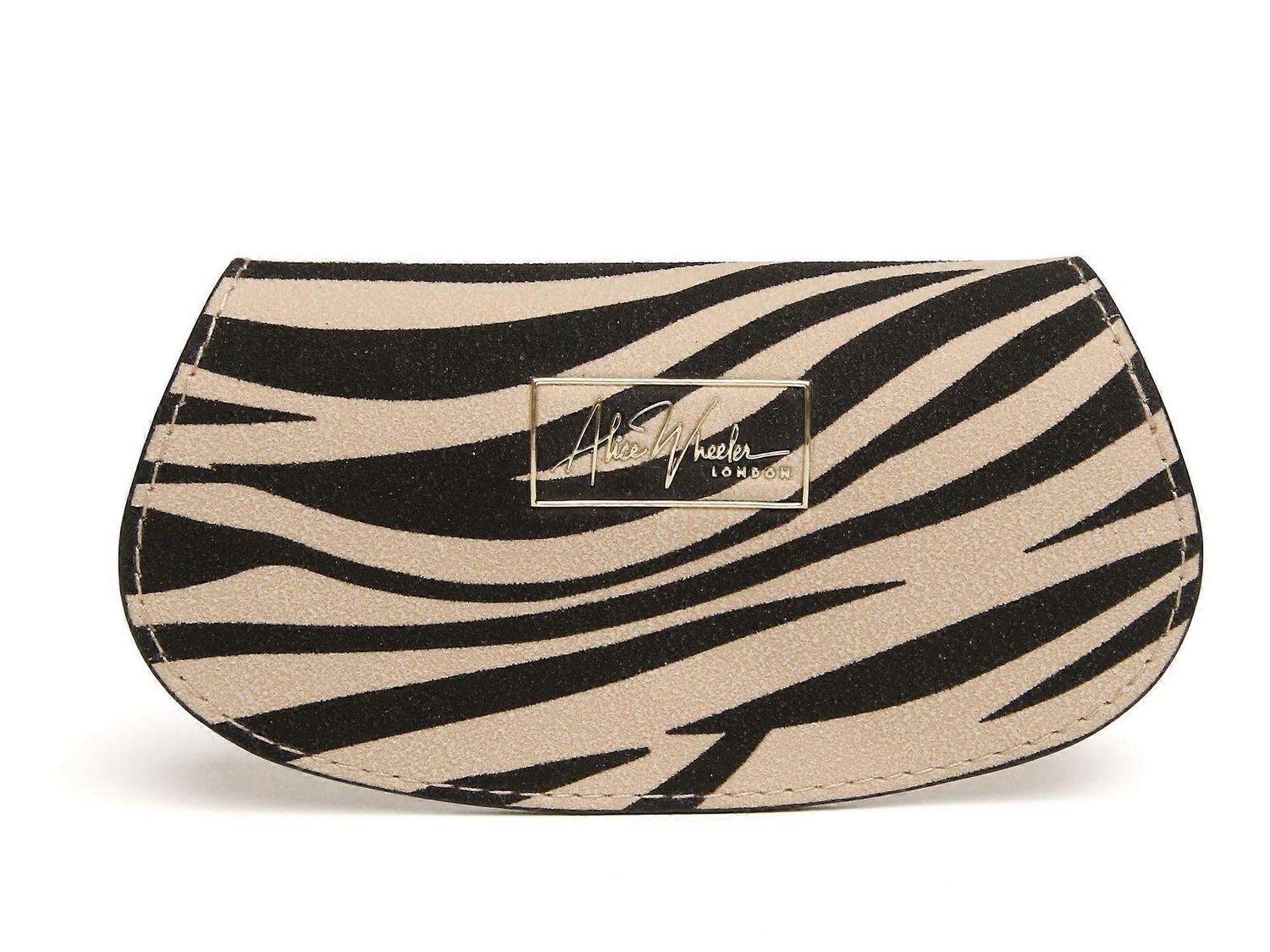 Alice Wheeler Bee Glasses Case - Light Zebra