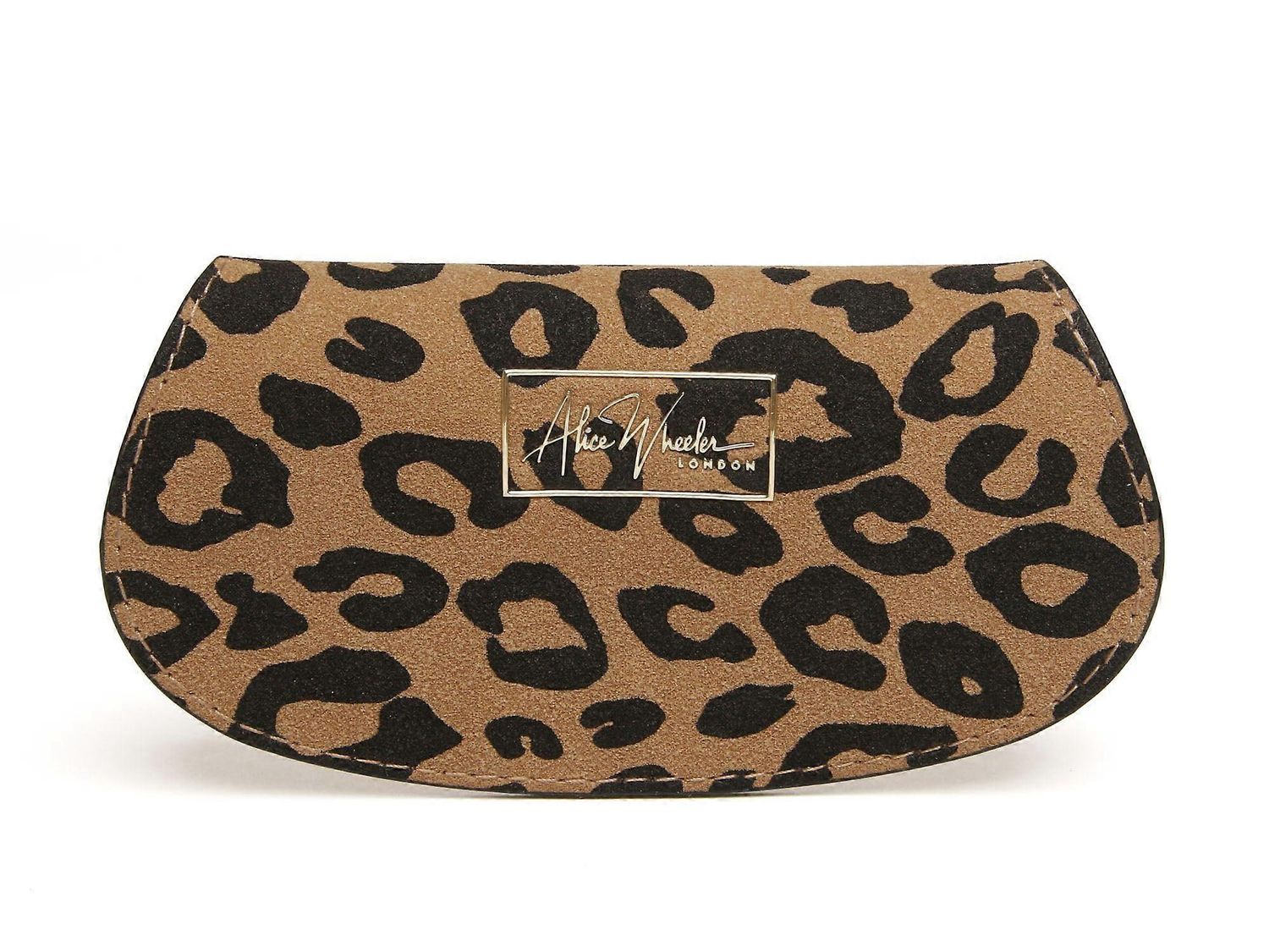 Alice Wheeler Bee Glasses Case - Dark Leopard