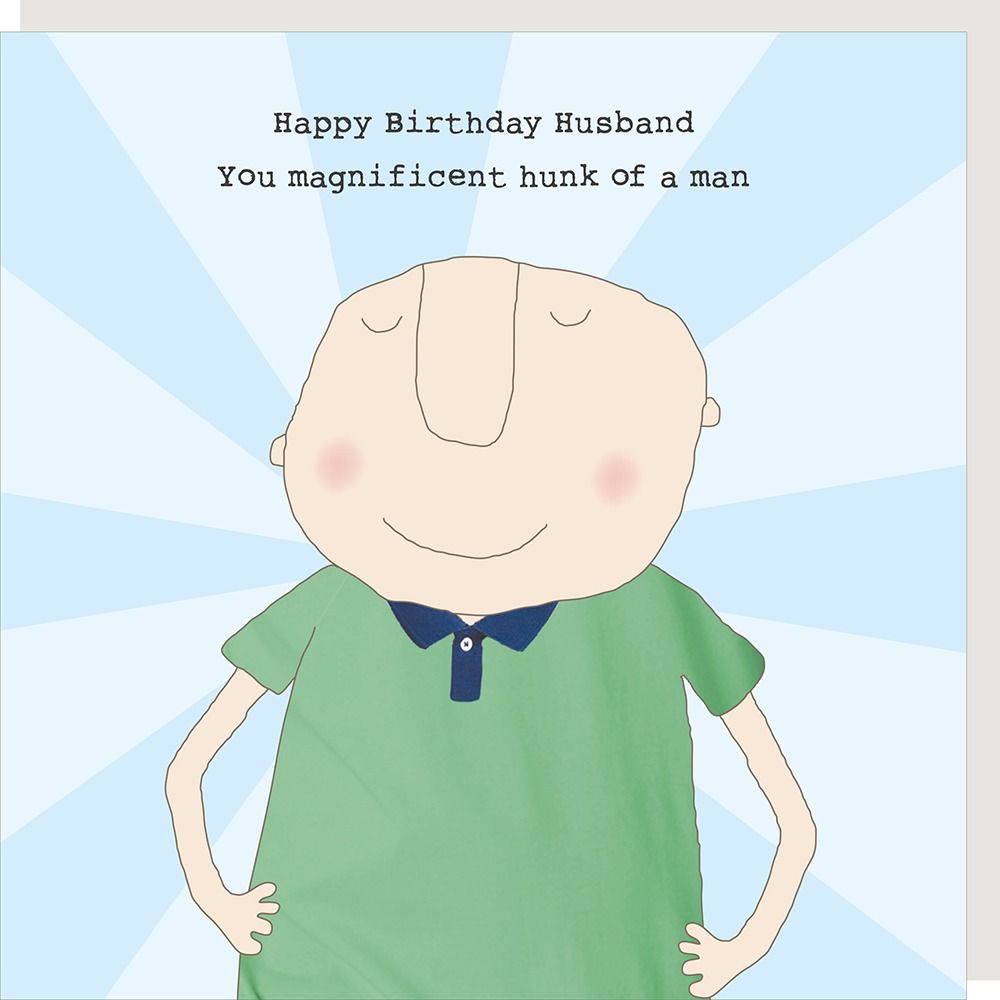 Husband Hunk Card