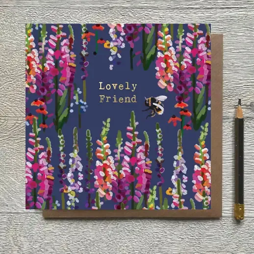 Cottage Garden Lovely Friend Card