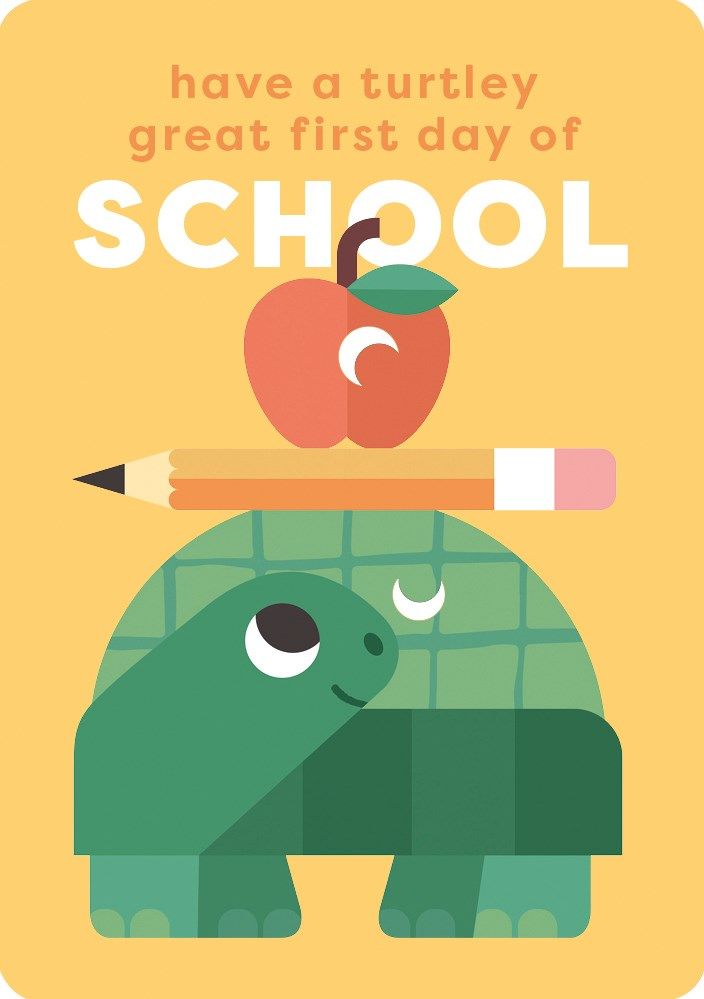 Turtle First Day Of School