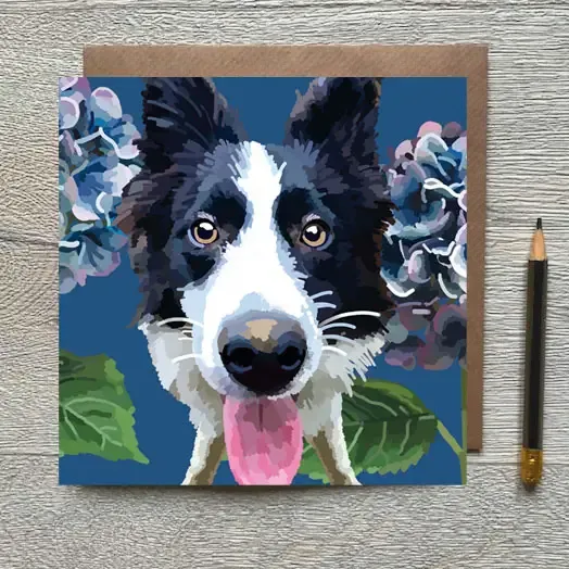Dogs Collie Card