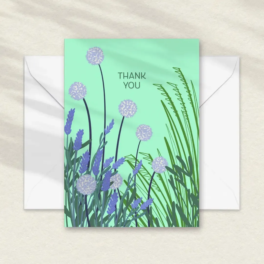 Thank You Garden Mini Card