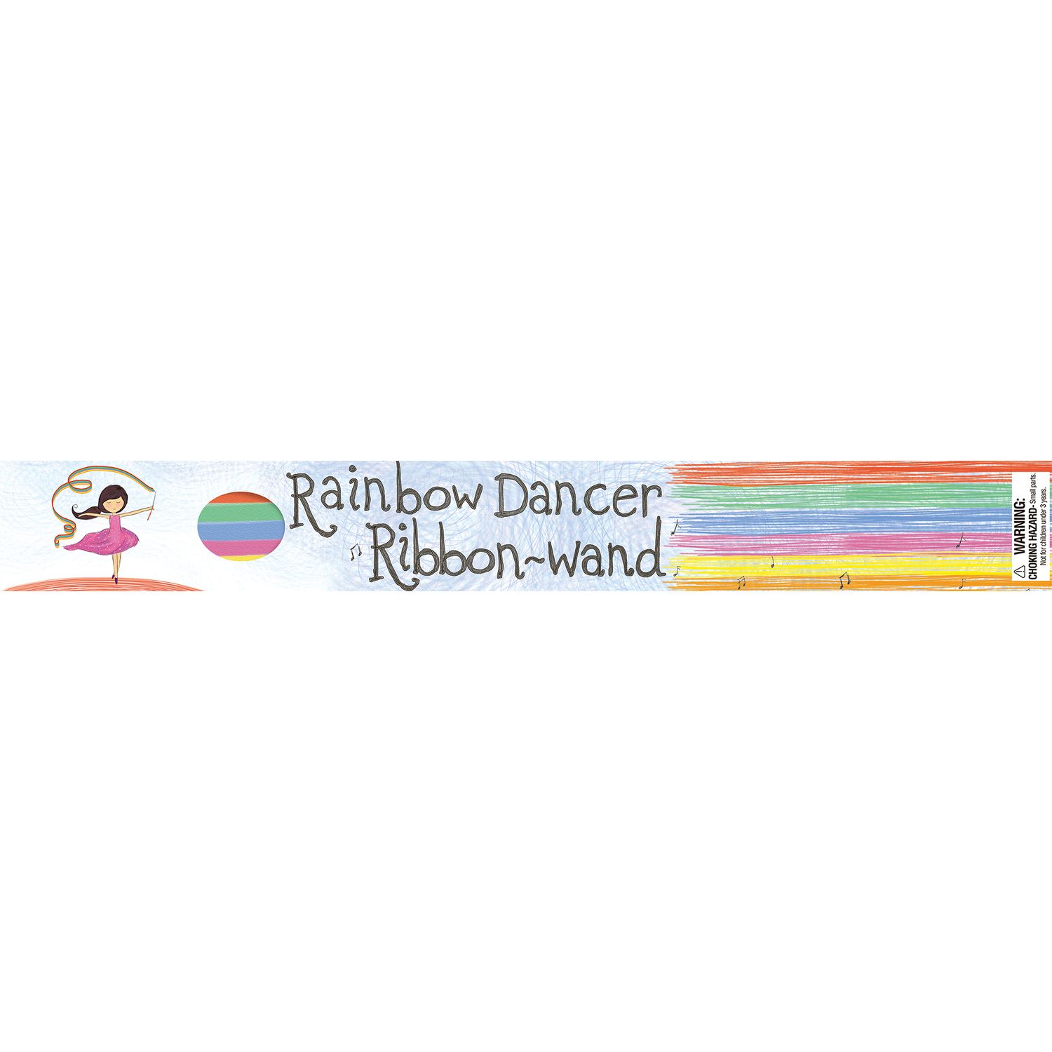 Rainbow Dancer Ribbon Wand Large