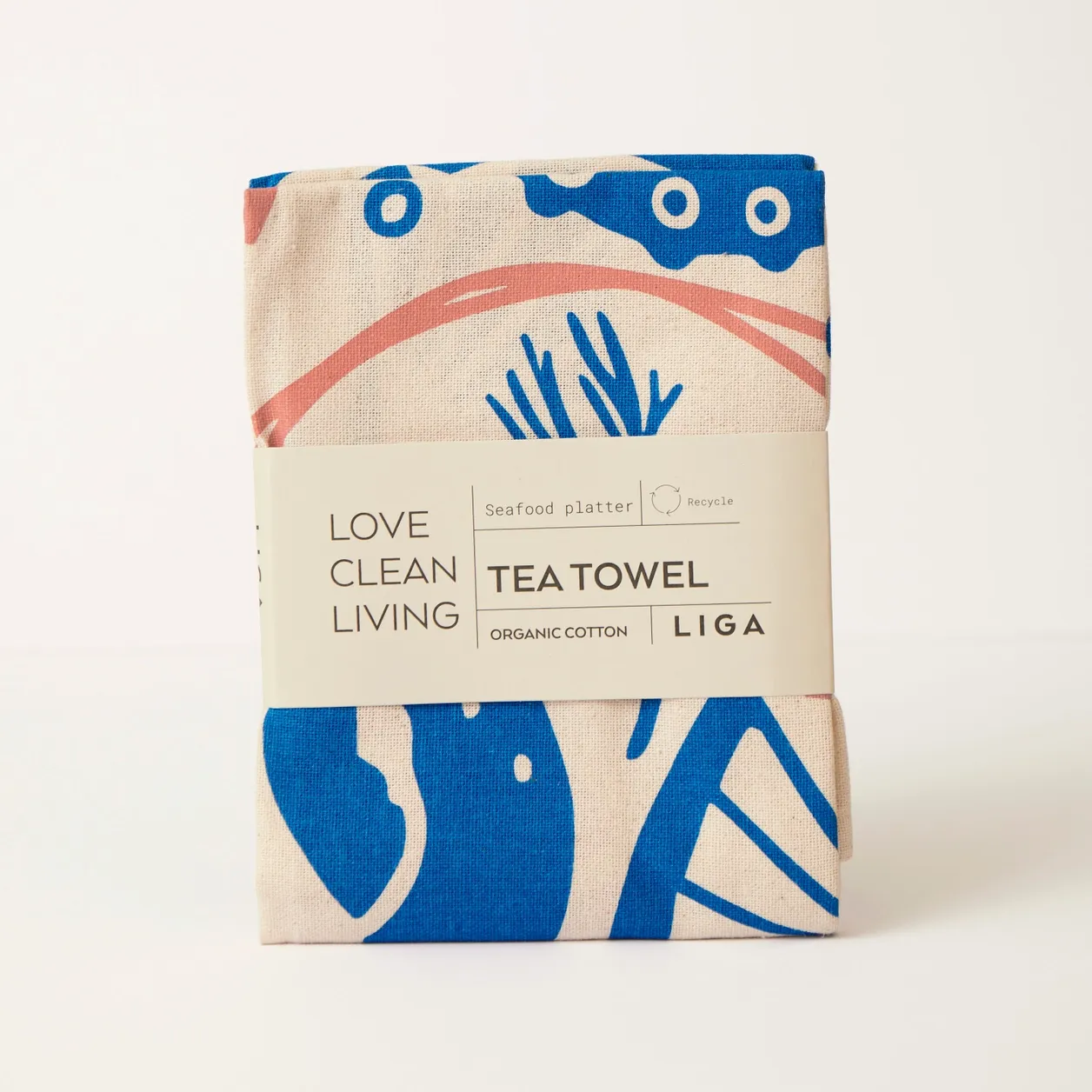 Seafood Platter Tea Towel