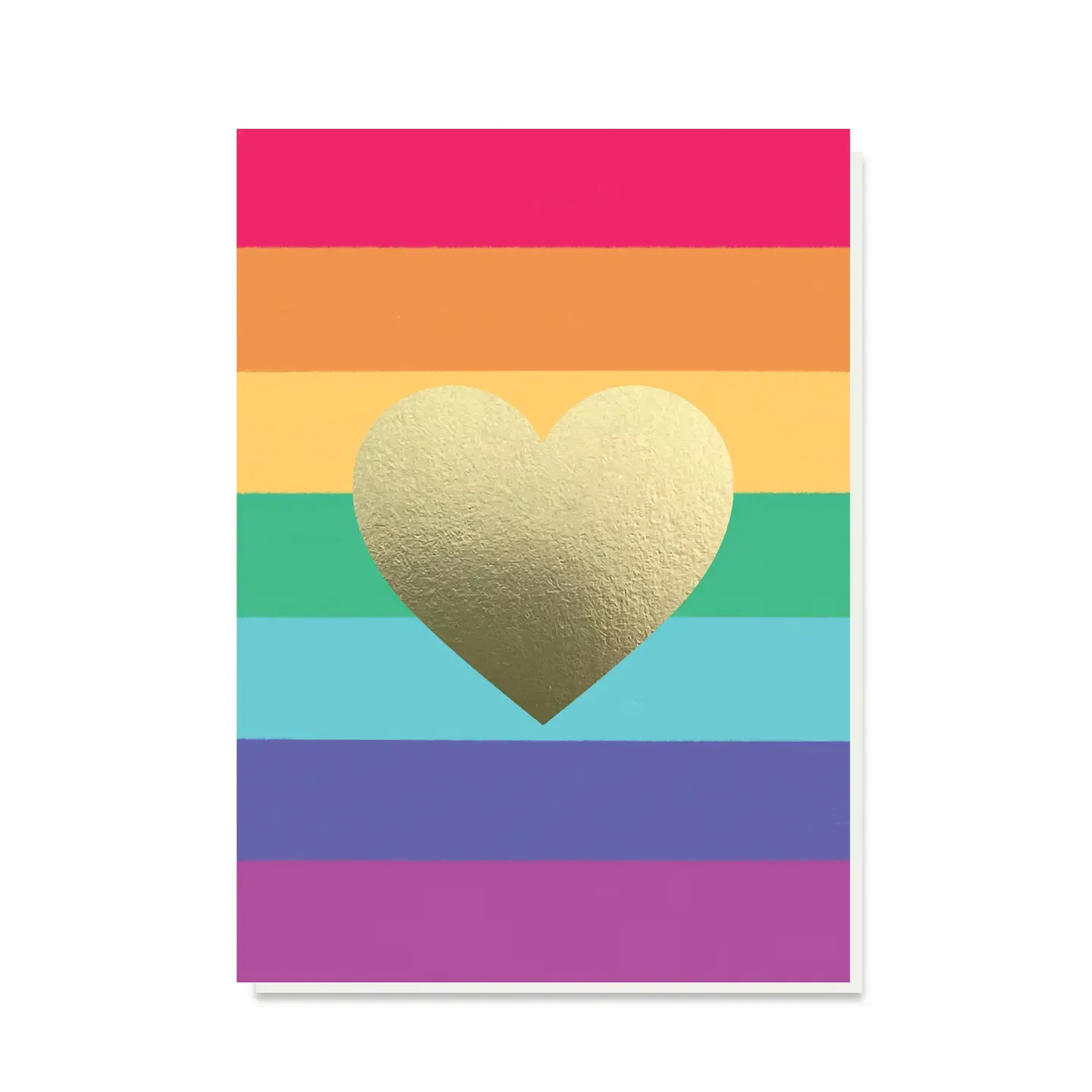 Rainbow Heart Card