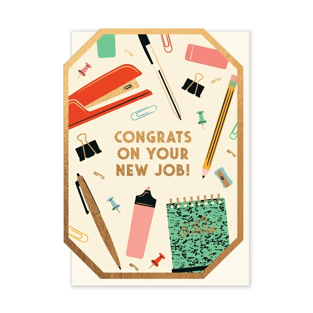 New Job Stationery Card