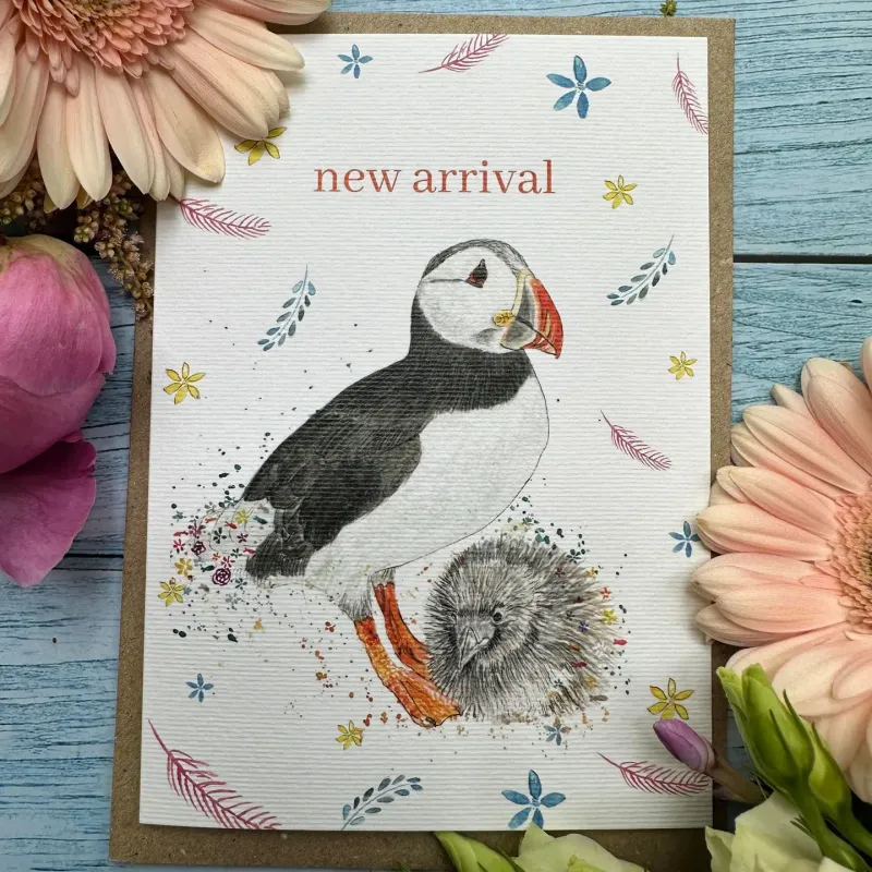 New Arrival Puffling Card