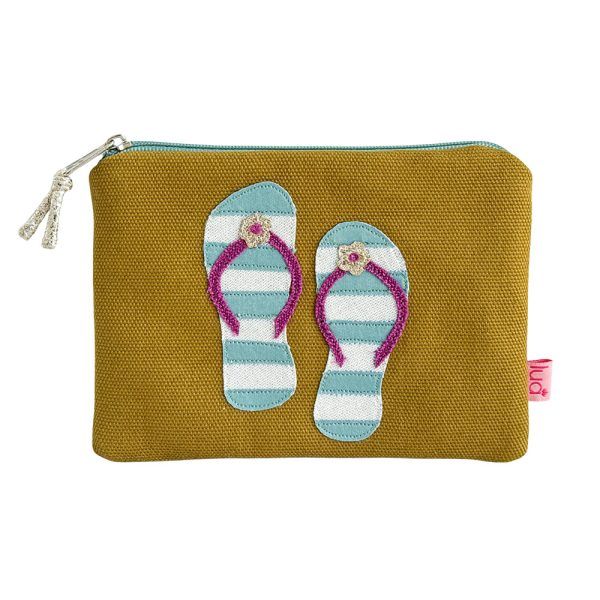 Lua Flip Flops Purse Mocha