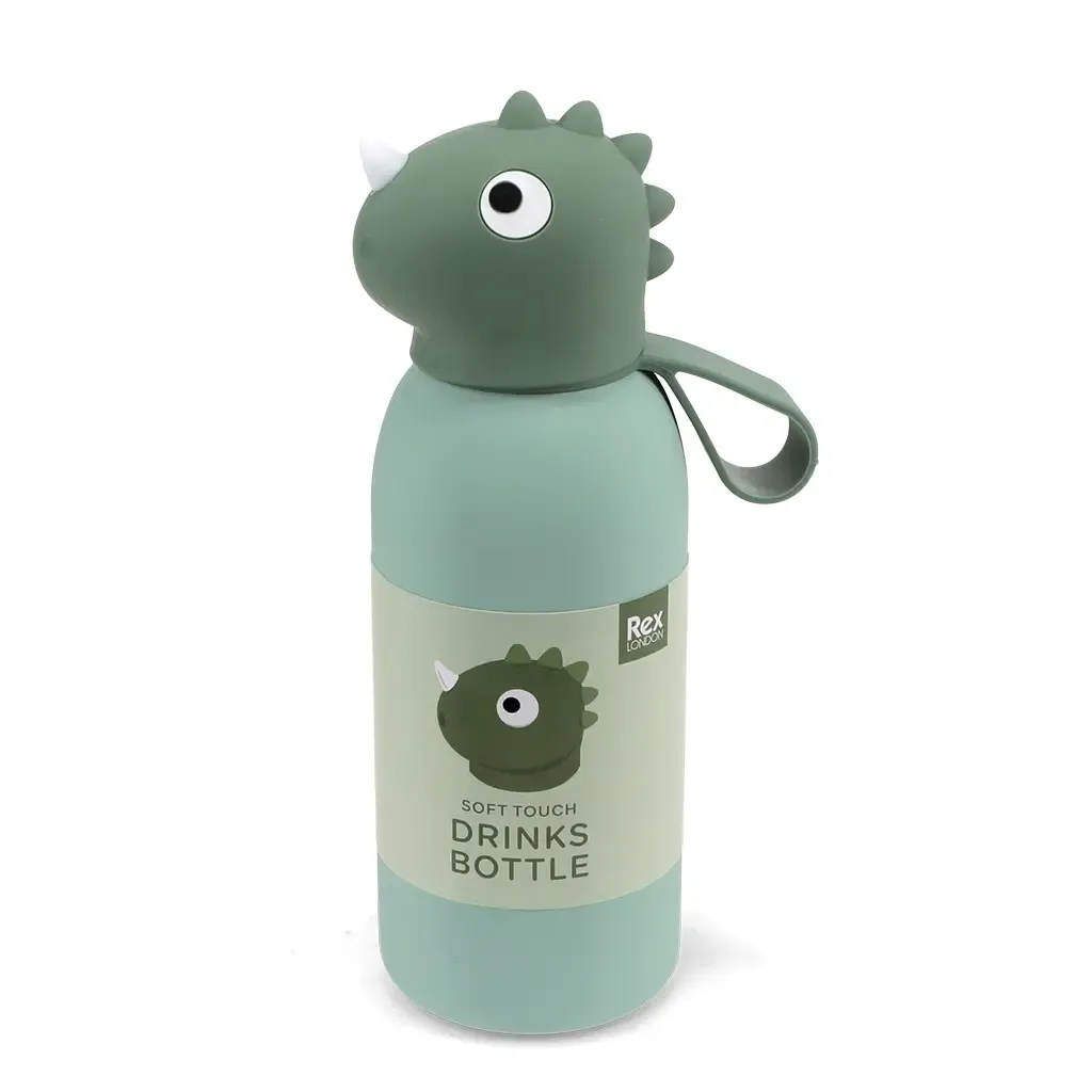 Soft touch kids’ drinks bottle - Dinosaur