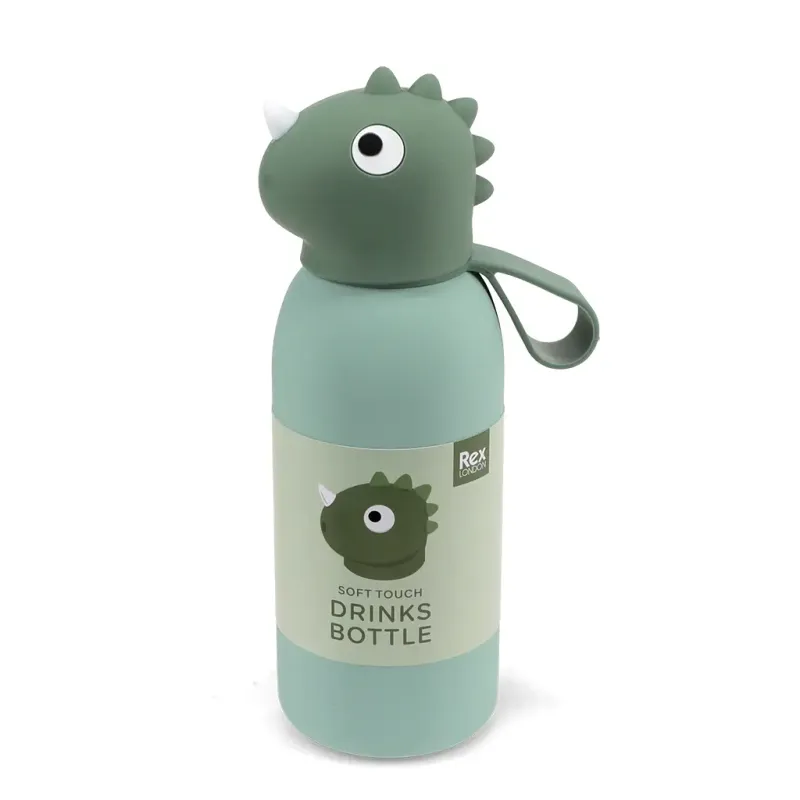 Soft touch kids’ drinks bottle - Dinosaur