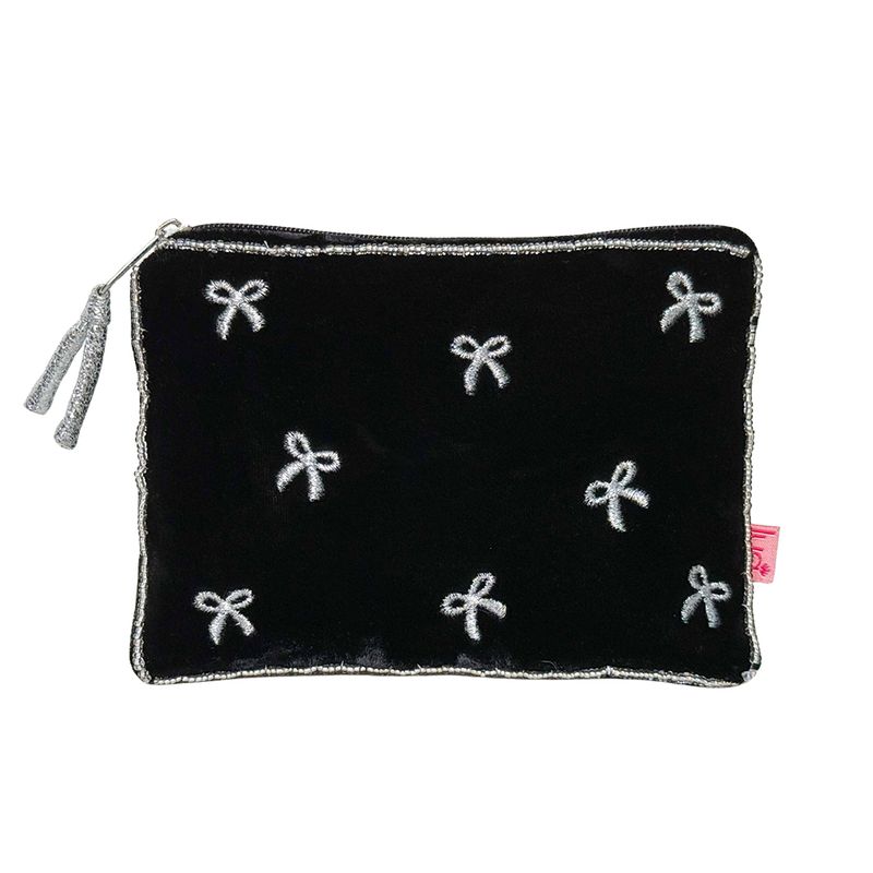 Lua Embroidered Bows Purse