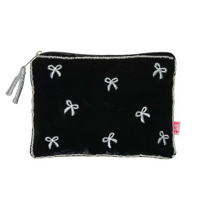 Lua Embroidered Bows Purse