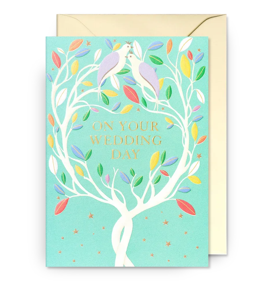 Wedding Day Tree Card