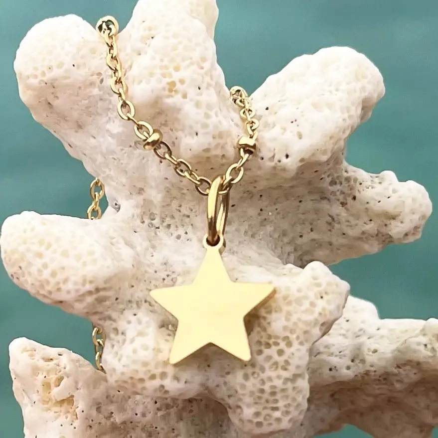 Gold Star Necklace