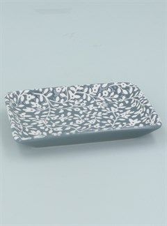 Grey Leaves Small Trinket Dish