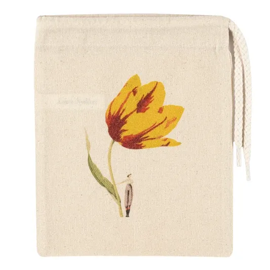 Tulip - Mini Cotton Drawstring Bag