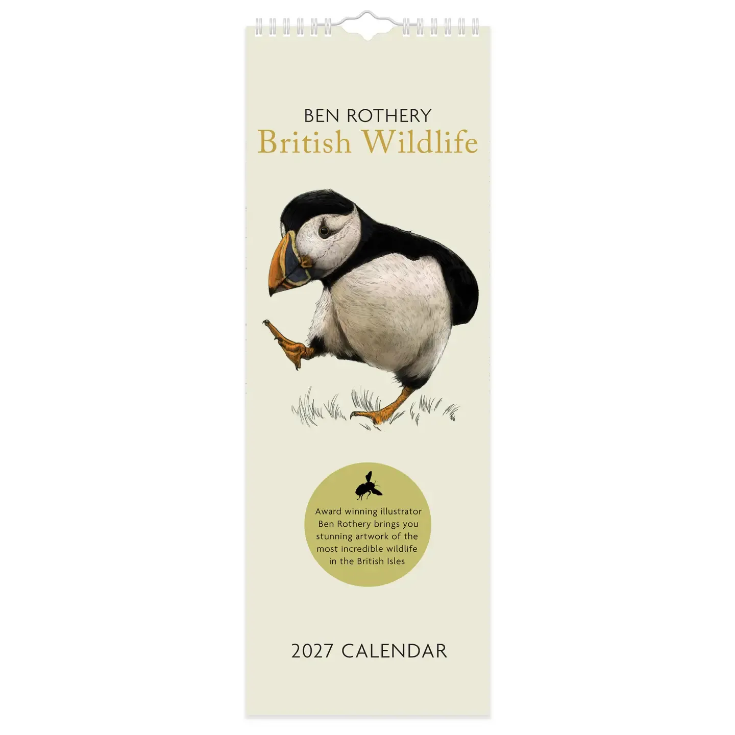 Ben Rothery British Wildlife 2027 Slim Calendar