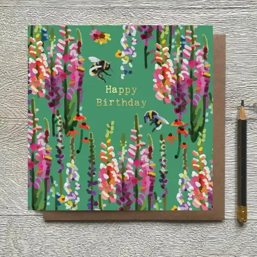 Cottage Garden Birthday Card