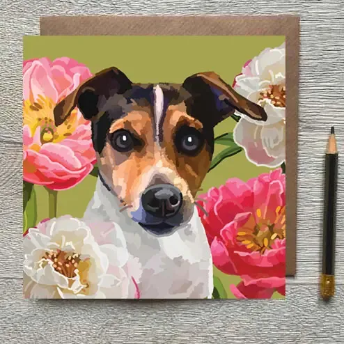 Dogs Jack Russell Card