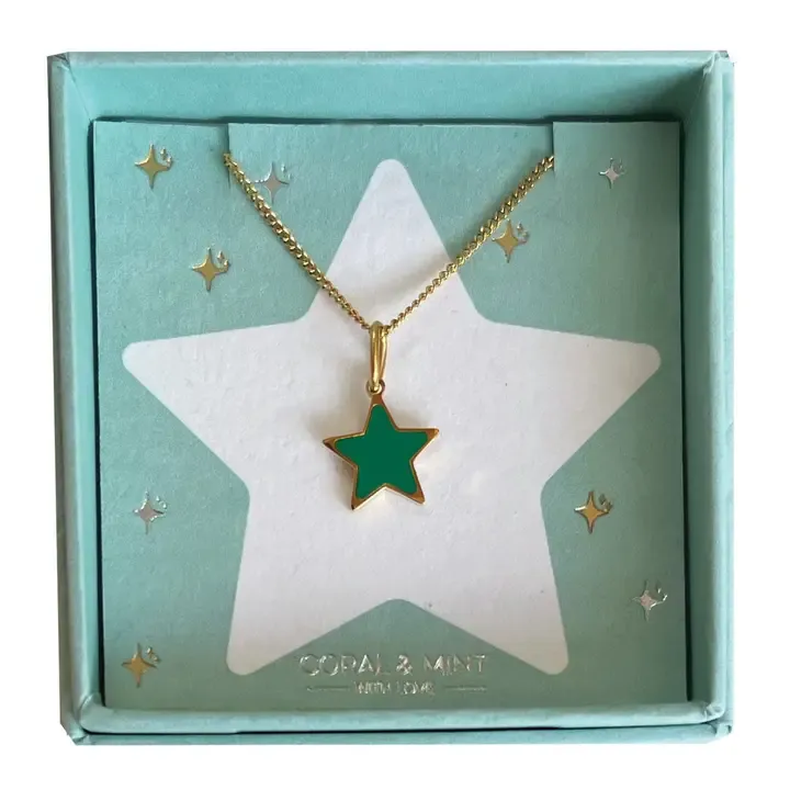 Emerald Star Necklace