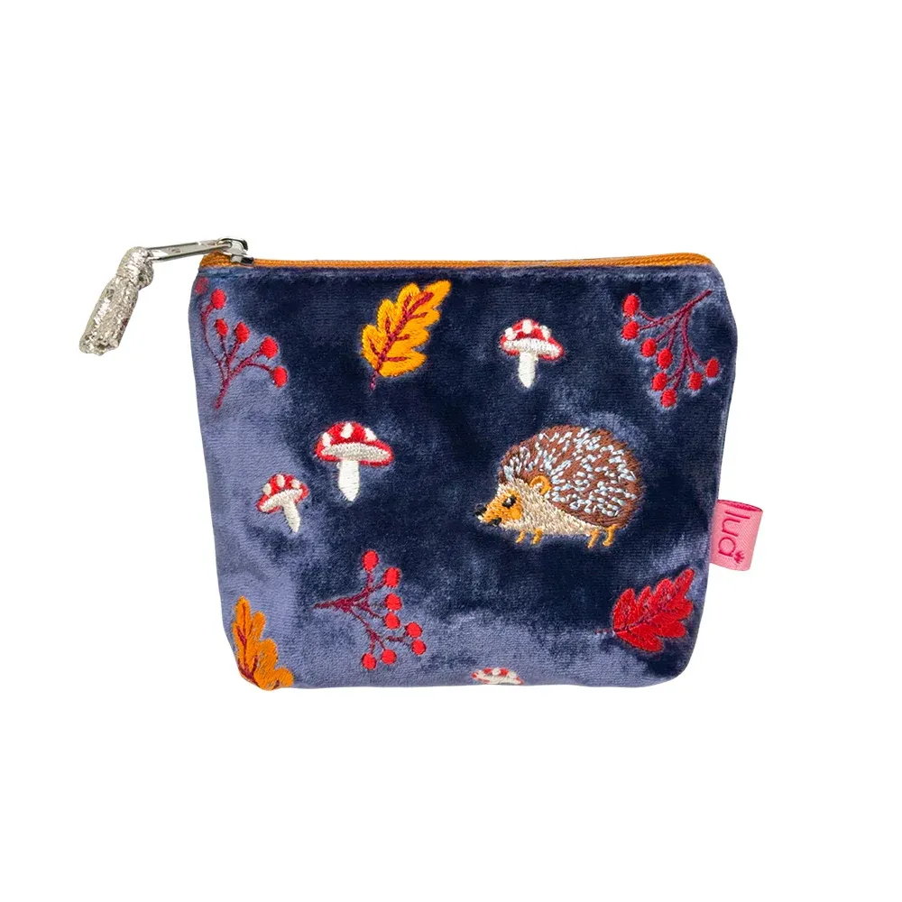 Lua Hedgehogs Mini Purse - Purple
